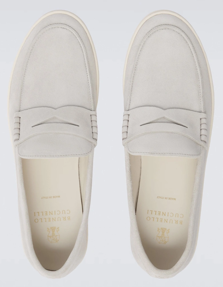 SUEDE LOAFERS
