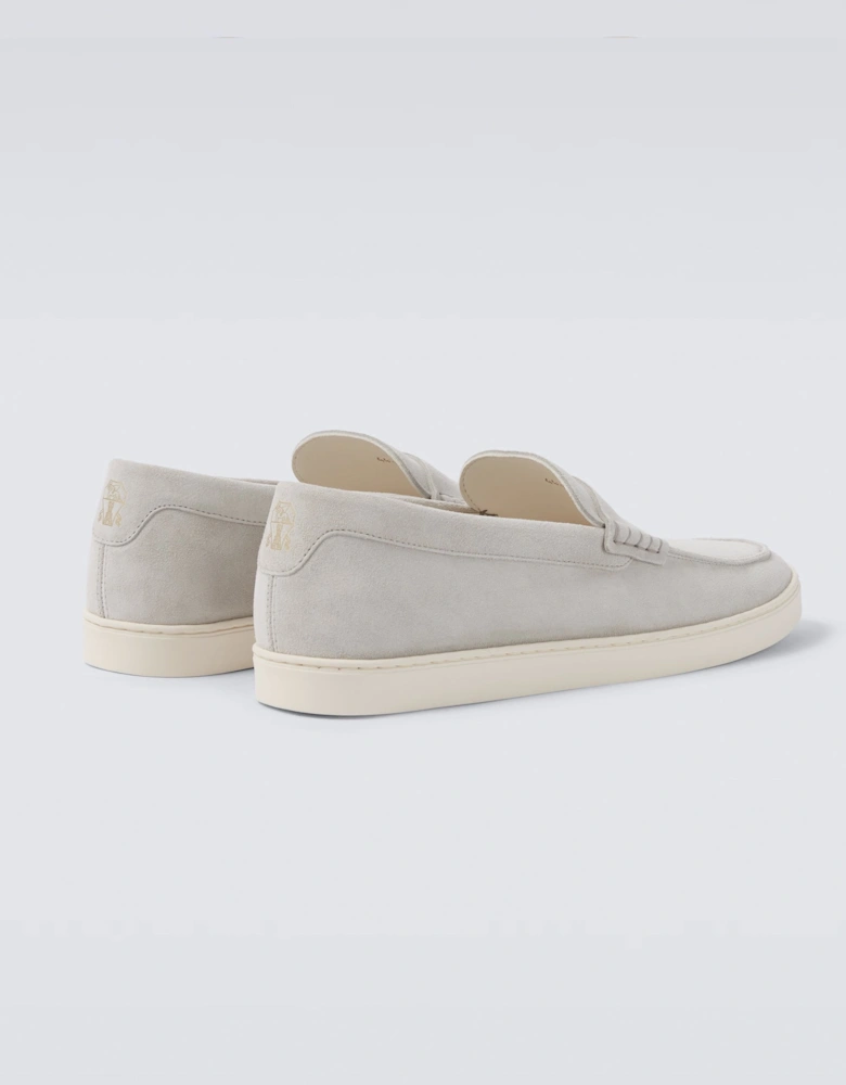 SUEDE LOAFERS