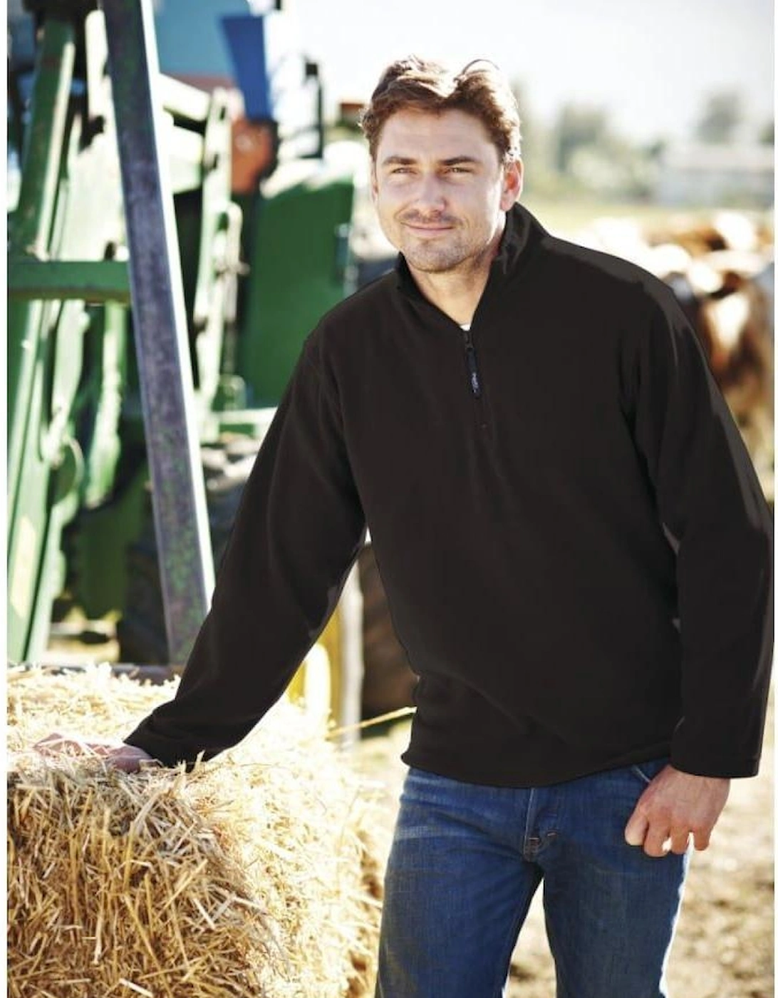 Mens Micro Zip Neck Fleece Top (170 GSM)