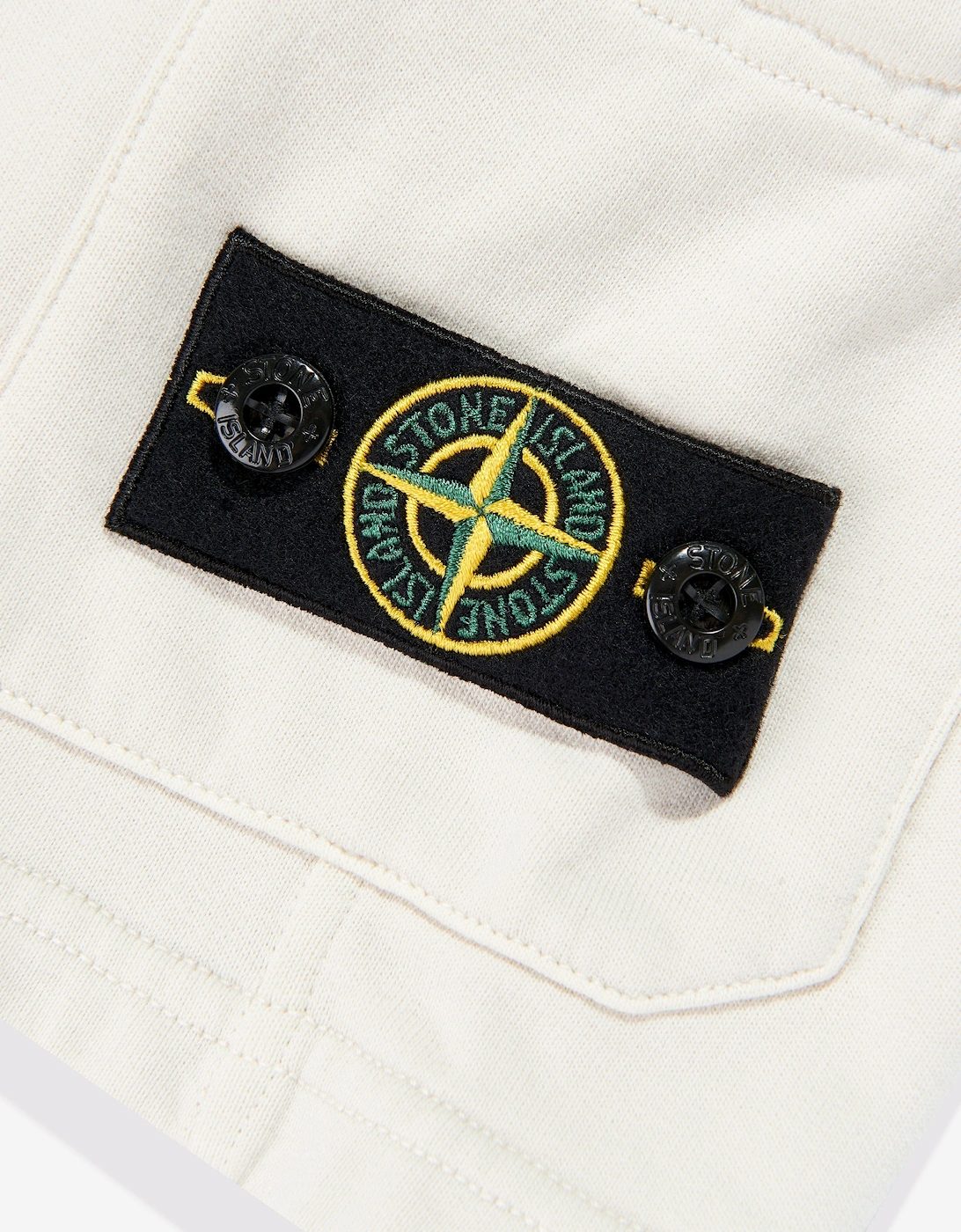 Boys Logo Pocket Shorts in Ivory