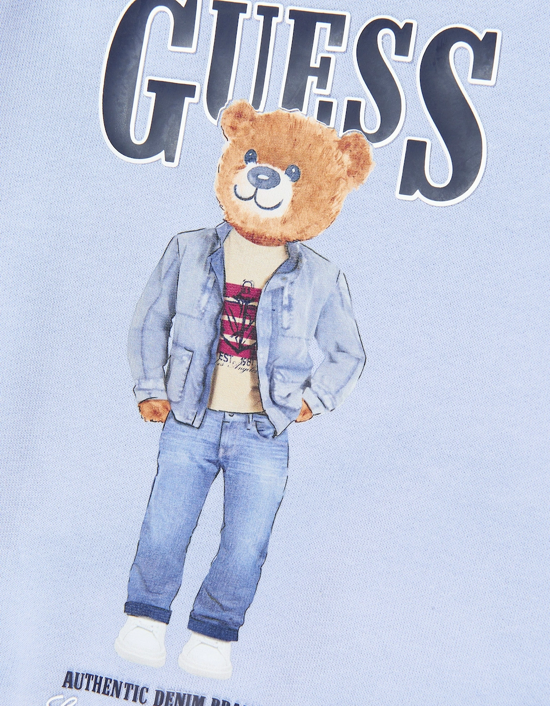 Kids Bear Logo Sweatshirt in Blue