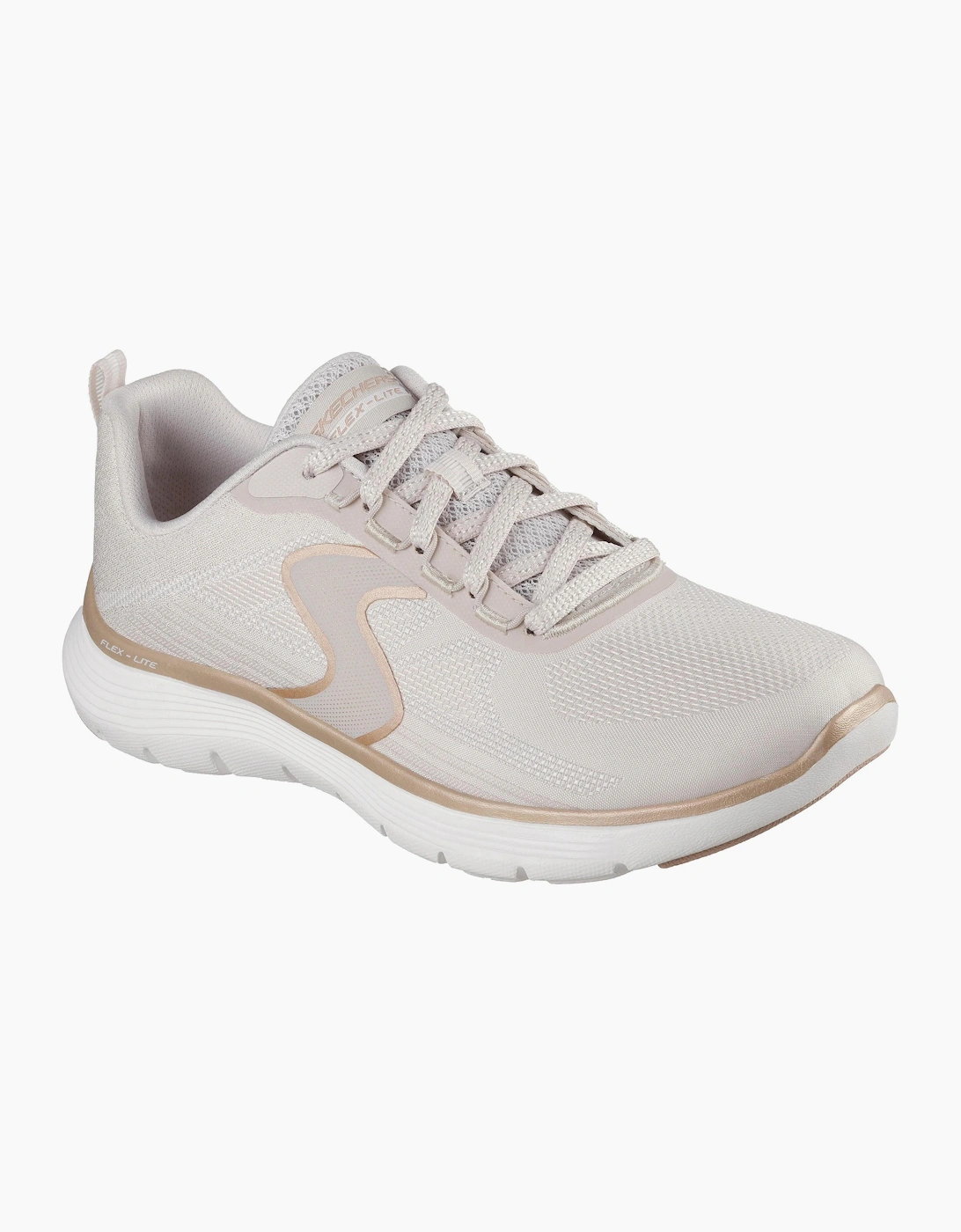 Skechers Women's Skechers Womens Flex Appeal Luxe Glow Trainers - Natural Gold