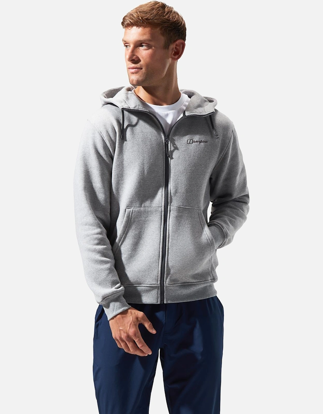 Mens Logo Full Zip Hoodie