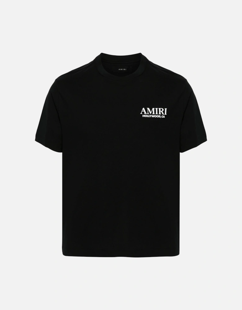 Bones Stacked Tee Black