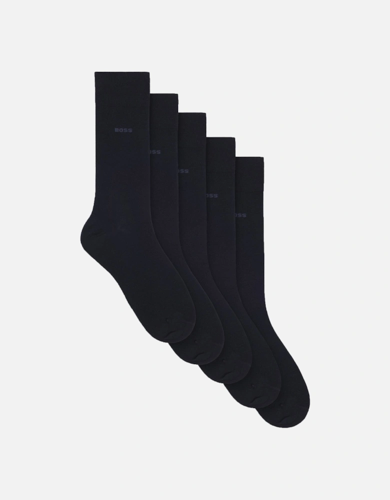 Boss Black 5P RS BUSINESS SOCKS DARK BLUE