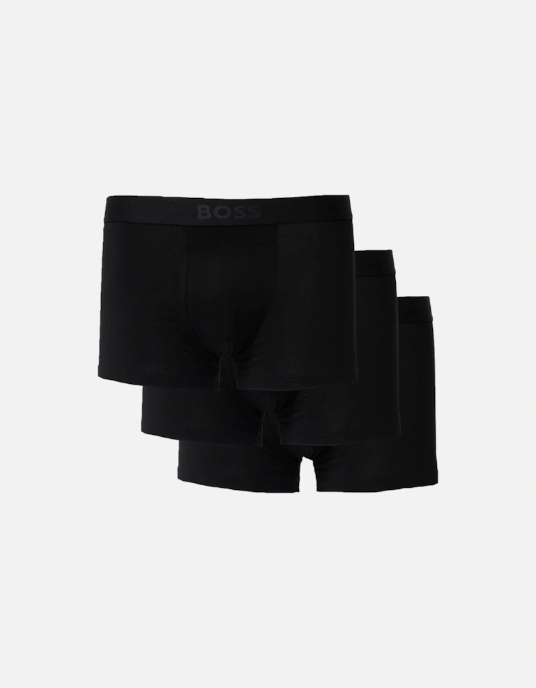 Boss Black 3 PACK TRUNKS BLACK