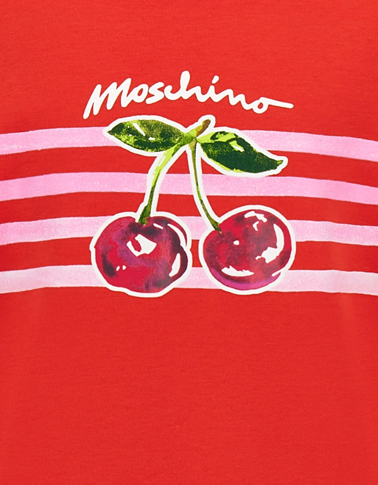 GIRLS RED CHERRY DRESS HDV0HS