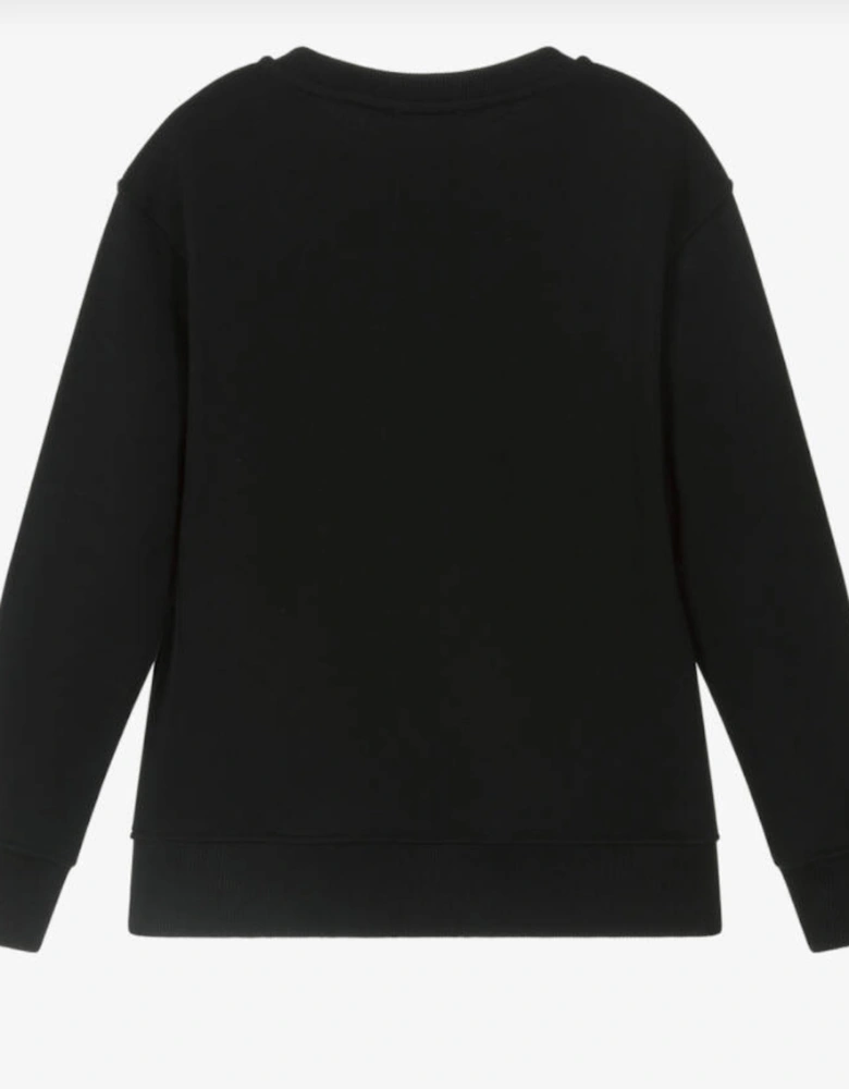 BOYS BLACK SWEATSHIRT HUF09P