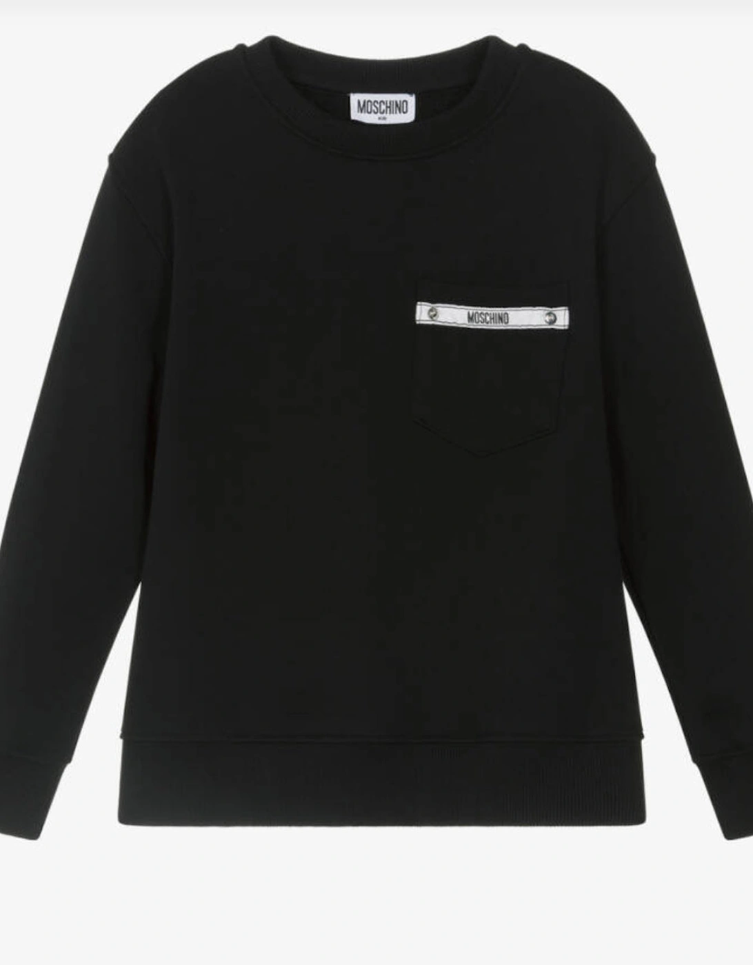 Moschino Boys Black 'S Sweatshirt Huf09p - Size: 10 Years Kids