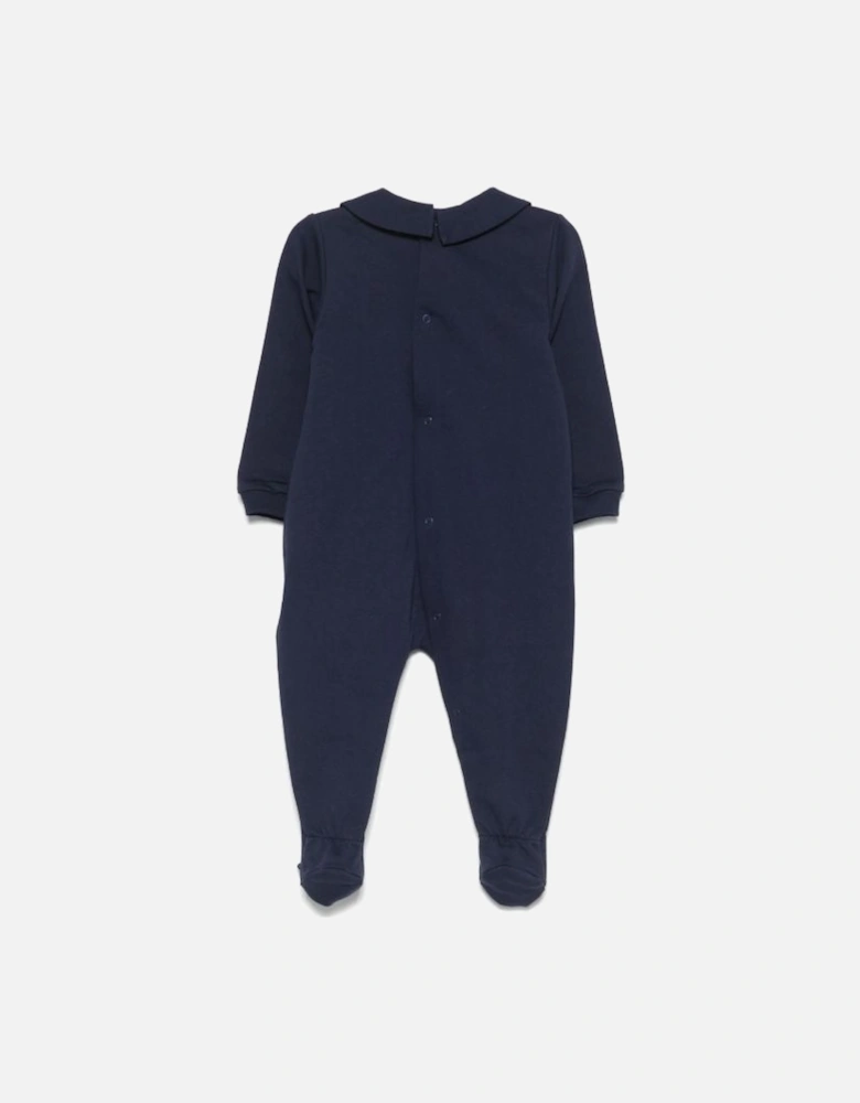 NEW BORN NAVY BABY GROW WITH GIFT BOX MUY098