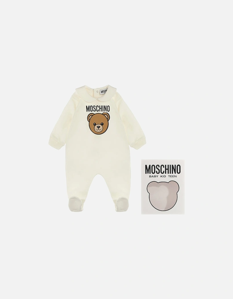 NEW BORN BEIGE BABY GROW MUY098