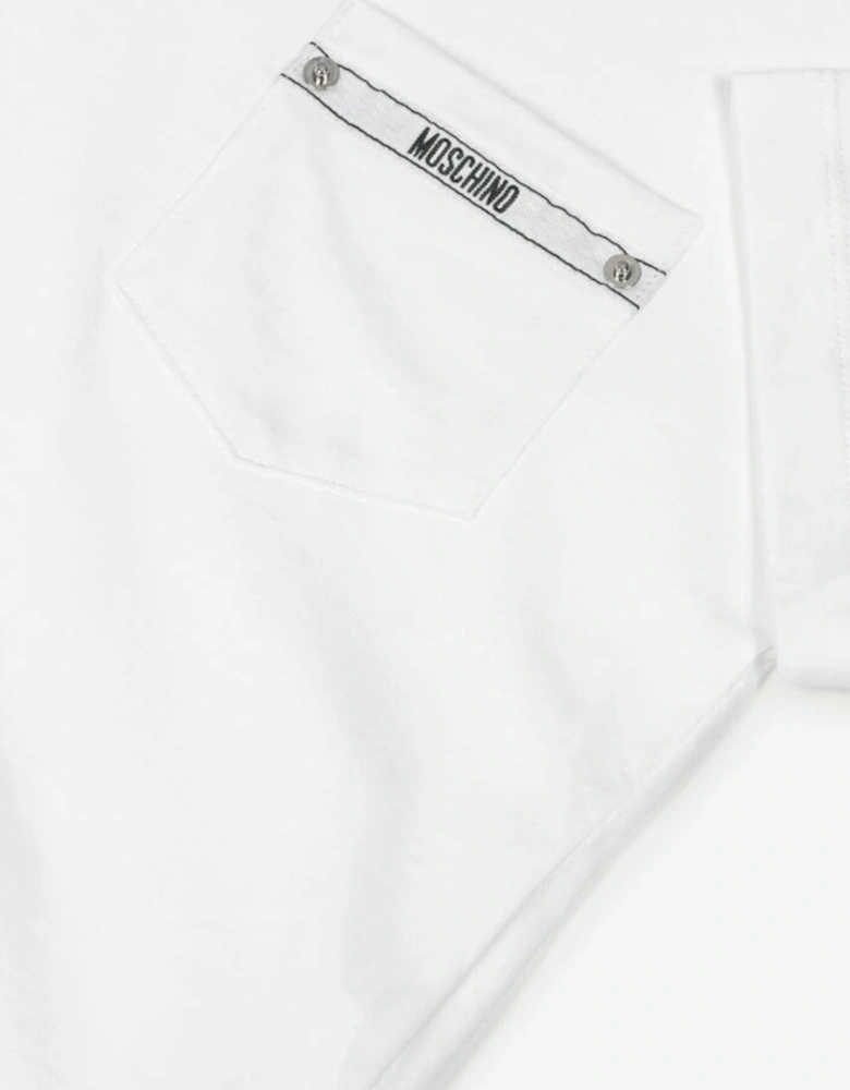 BOYS BLACK & WHITE SHORTS SET HUM05M/HUQ02O