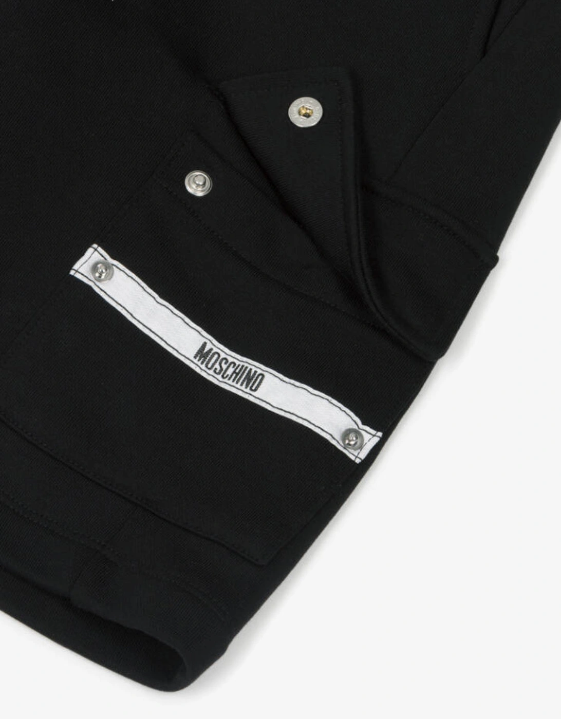 BOYS BLACK & WHITE SHORTS SET HUM05M/HUQ02O