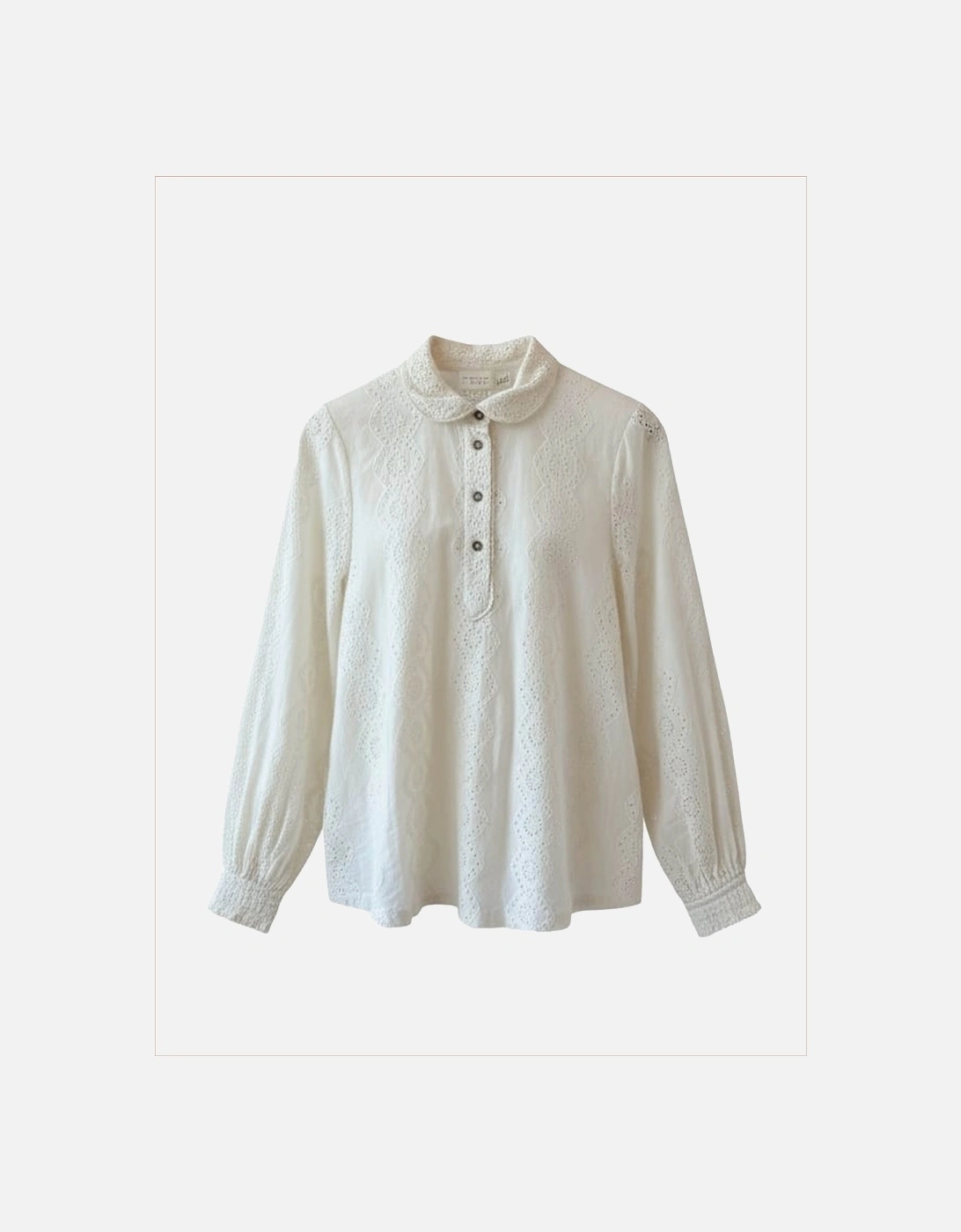 LAUREN SHIRT - CREAM, 2 of 1