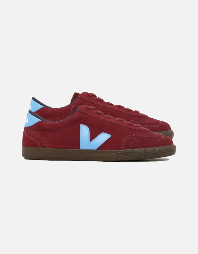 VOLLEY SUEDE TRAINER GRENAT/AQUA/EAGLE