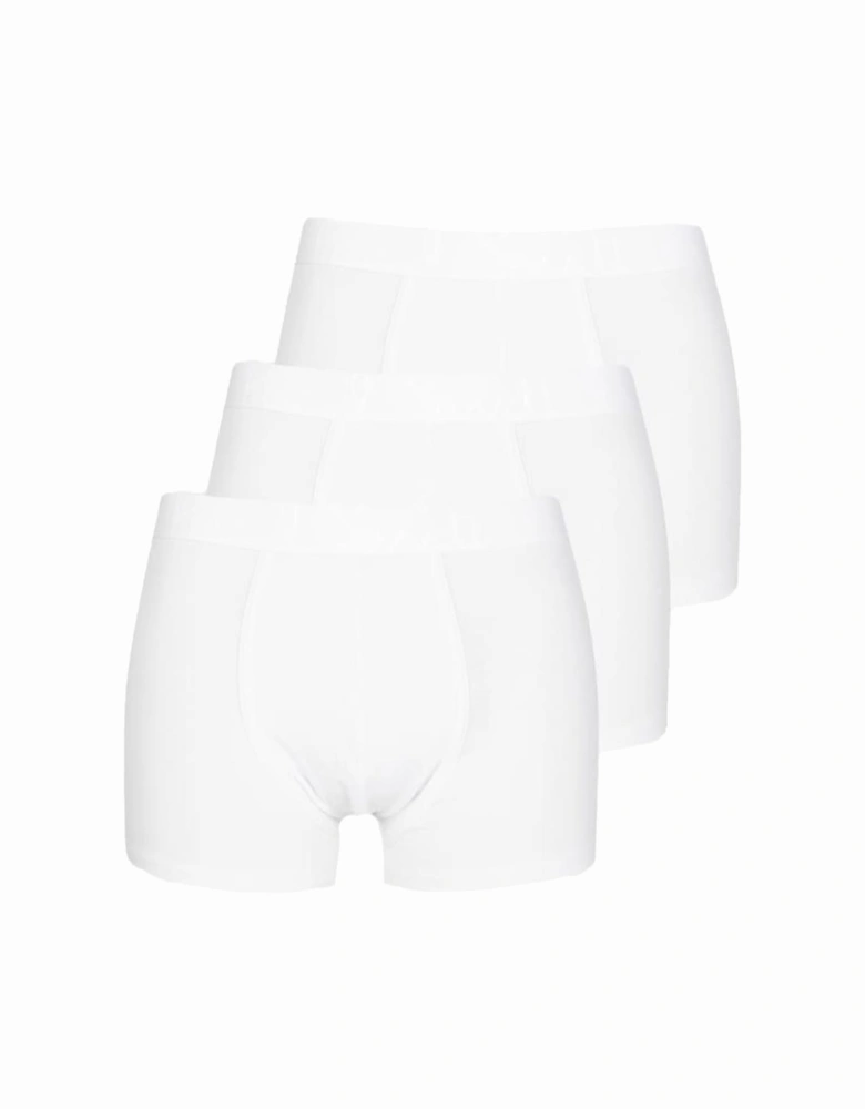 3-Pack Modal Boxer Trunks, White