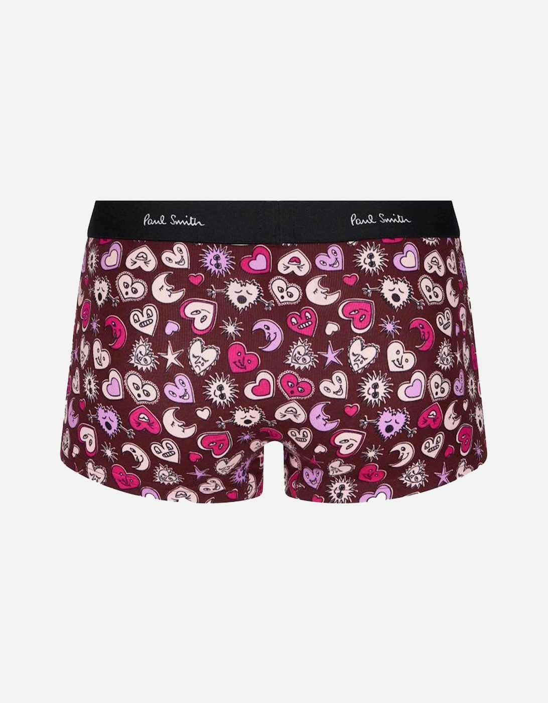 Men's Boxer Trunk Hearts, Red