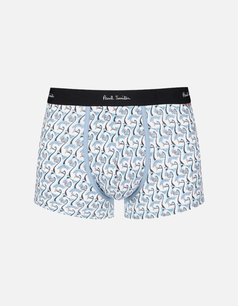 Men's Boxer Trunk Swans, Blue