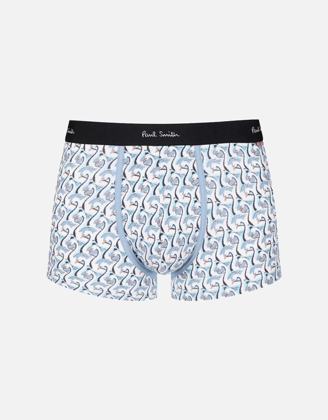Men's Boxer Trunk Swans, Blue, 4 of 3