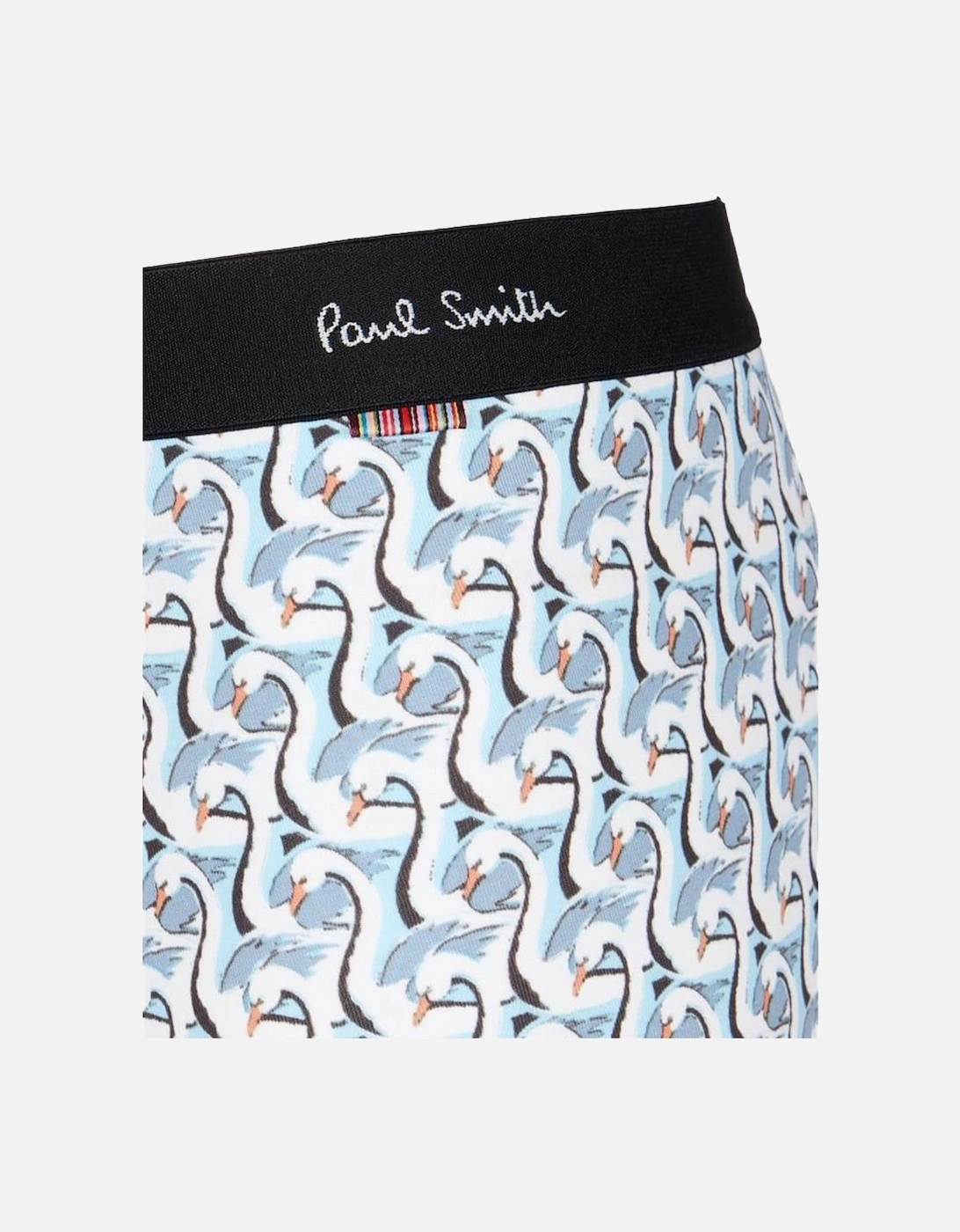 Men's Boxer Trunk Swans, Blue