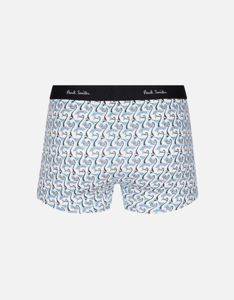 Men's Boxer Trunk Swans, Blue