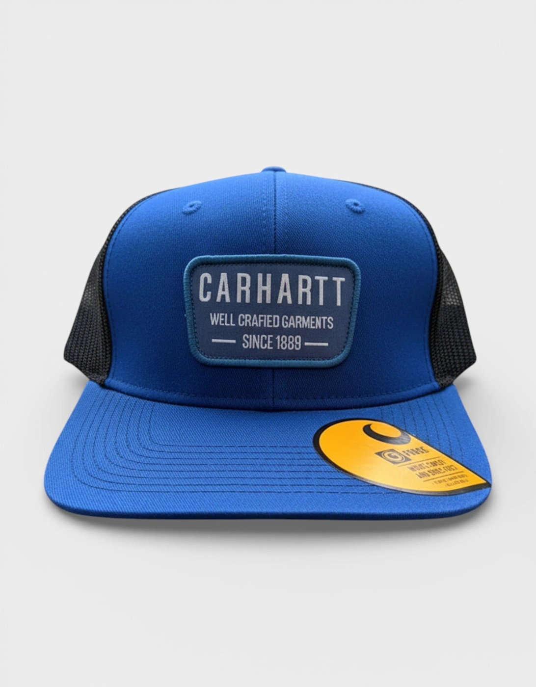Carhartt Logo Trucker Cap Blue Black, 2 of 1