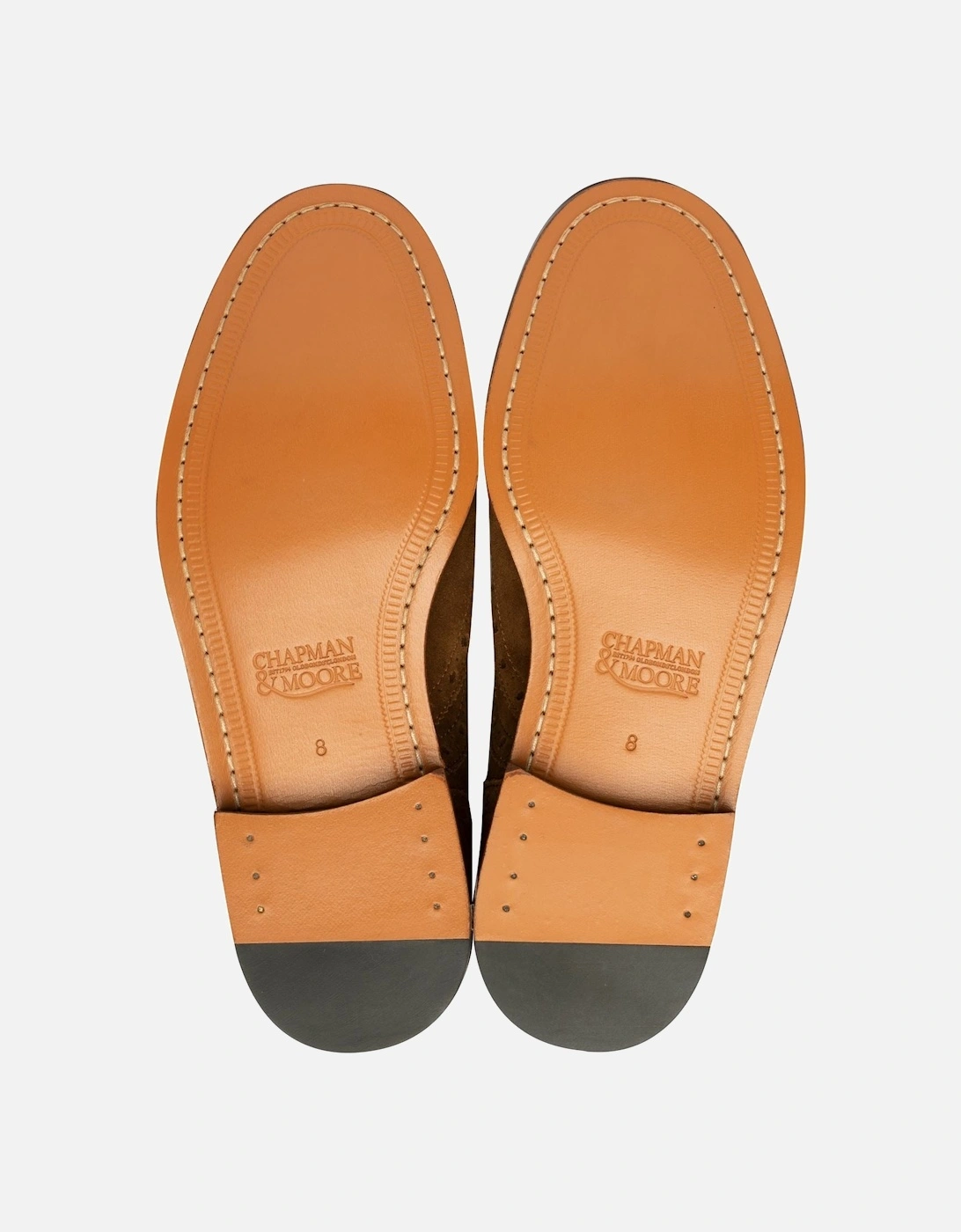 Oxford Brogue Leather Men's Mahogany Shoes