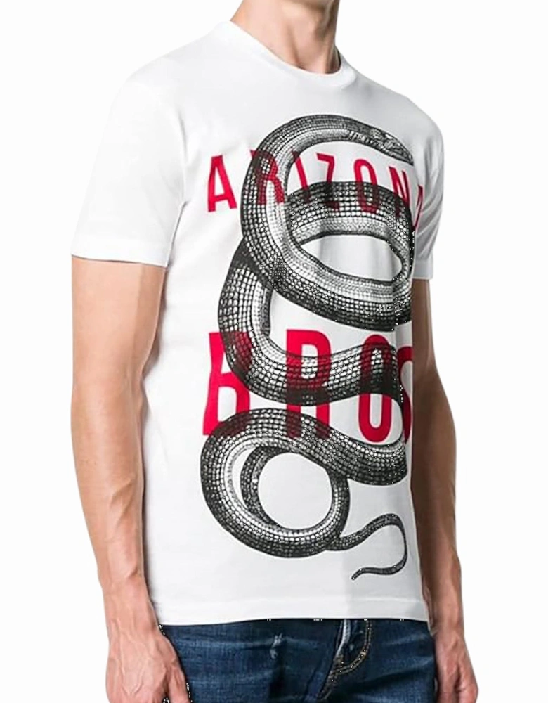 Men's White Arizona Snake T-Shirt