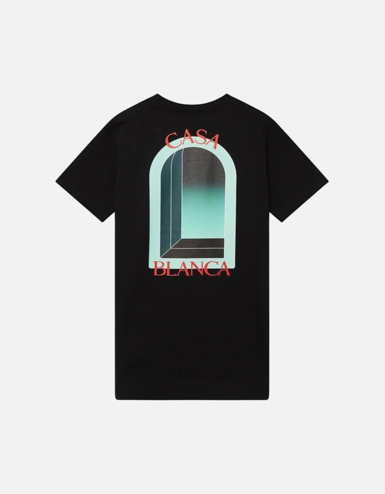 L'Arche Design Black T-Shirt