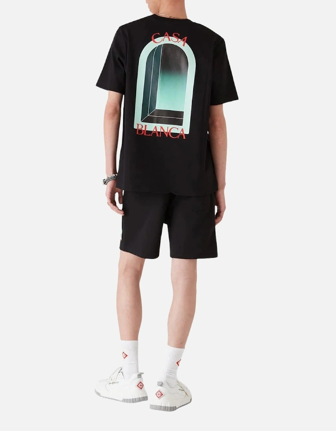 L'Arche Design Black T-Shirt