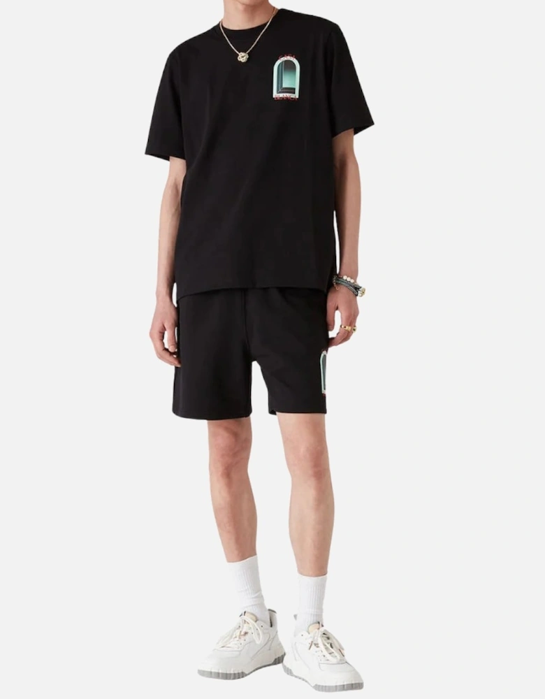 L'Arche Design Black T-Shirt