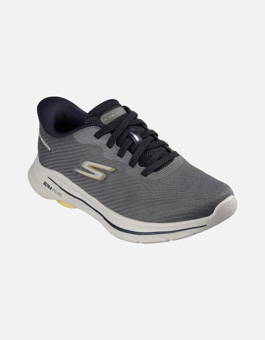 Skechers Men's Skechers GO WALK 8 Pate Textile Men's Taupe Standard Trainers - Grey