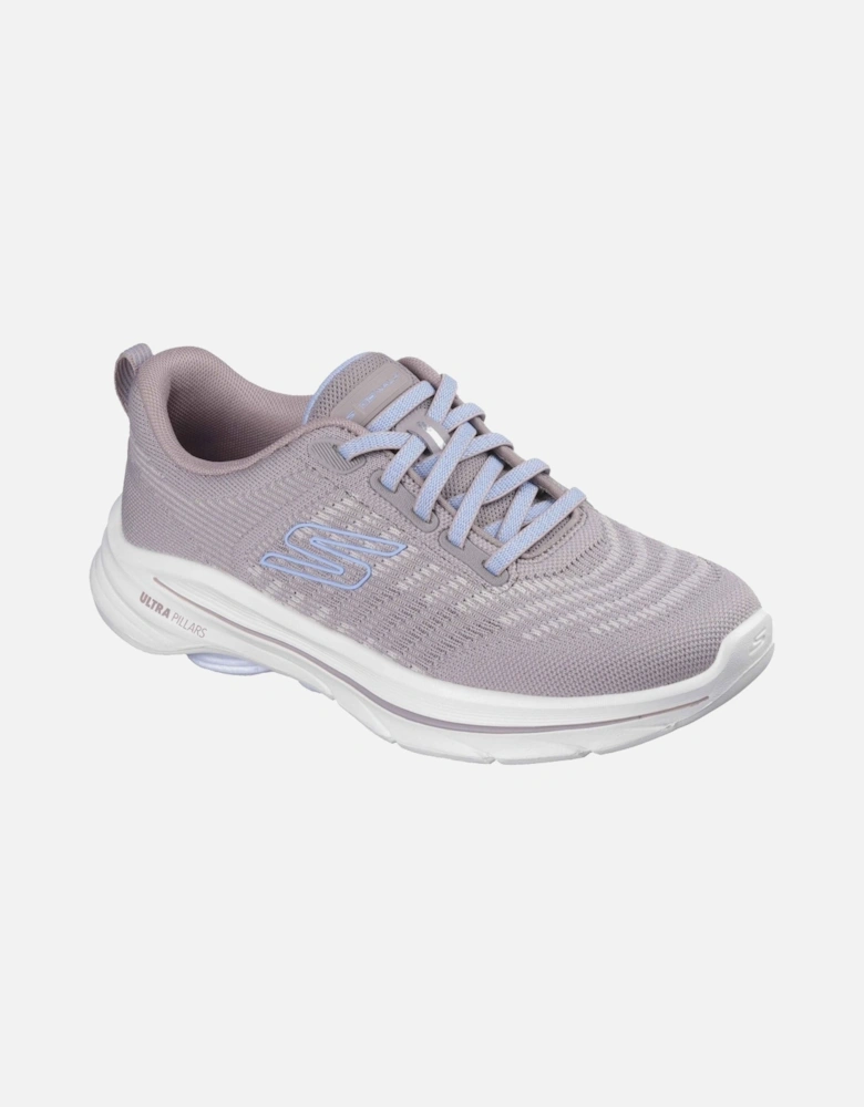 8 Britt Textile Women's Taupe/Blue Standard Trainers