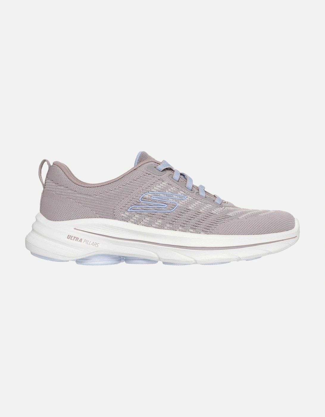 8 Britt Textile Women's Taupe/Blue Standard Trainers