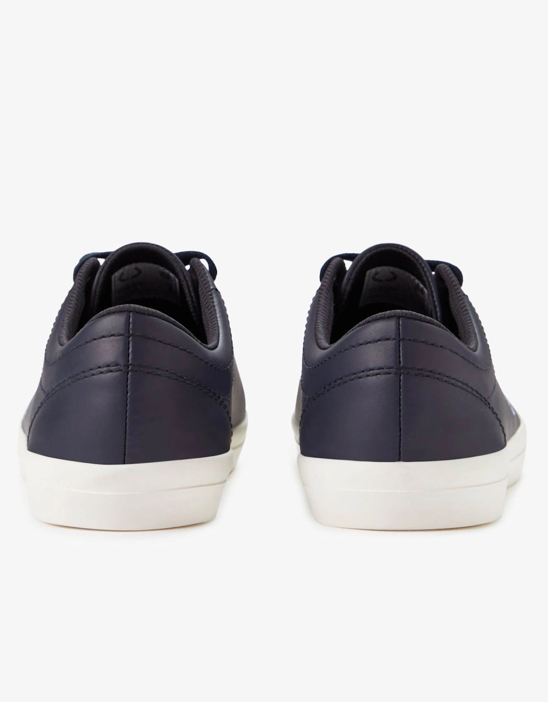 Mens Baseline Leather Trainers - Navy 608