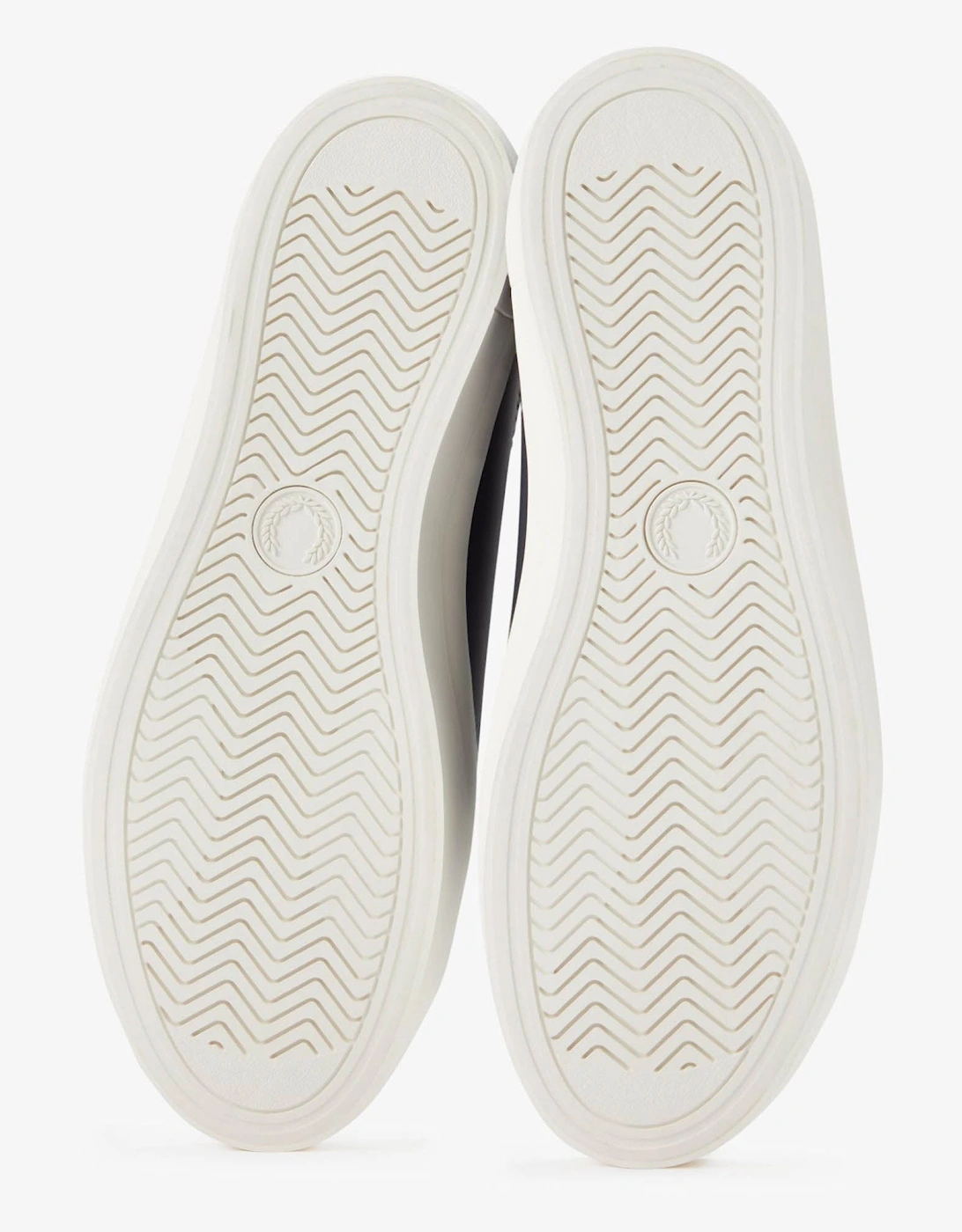 Mens Baseline Leather Trainers - Navy 608