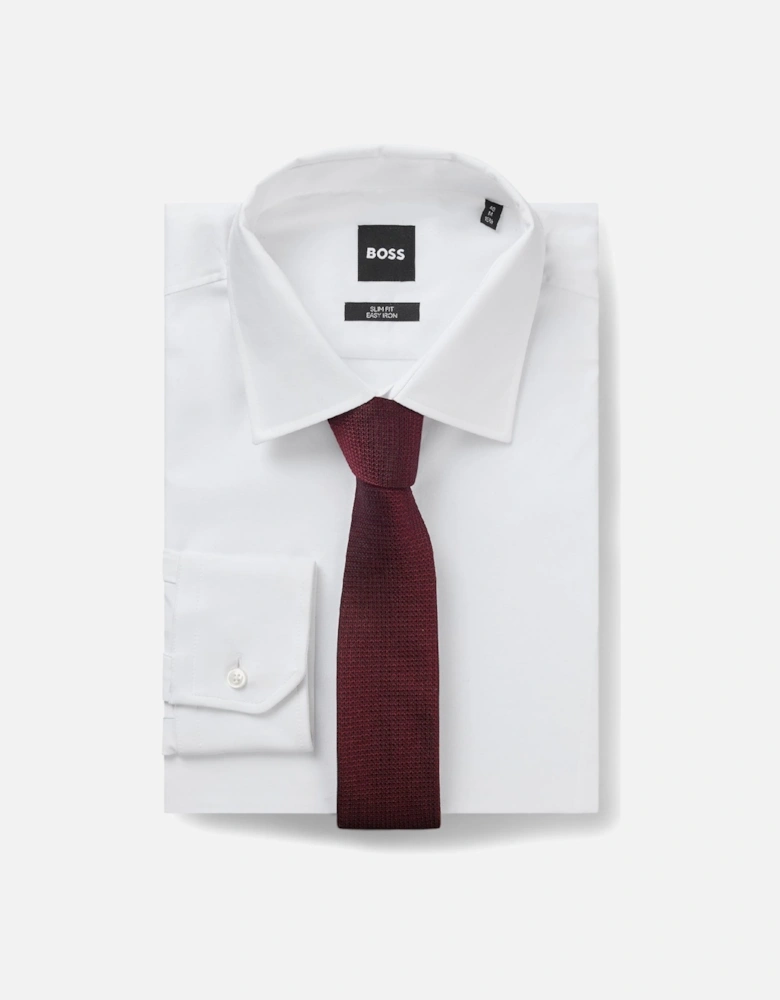 Silk-Jacquard Tie with Micro Pattern