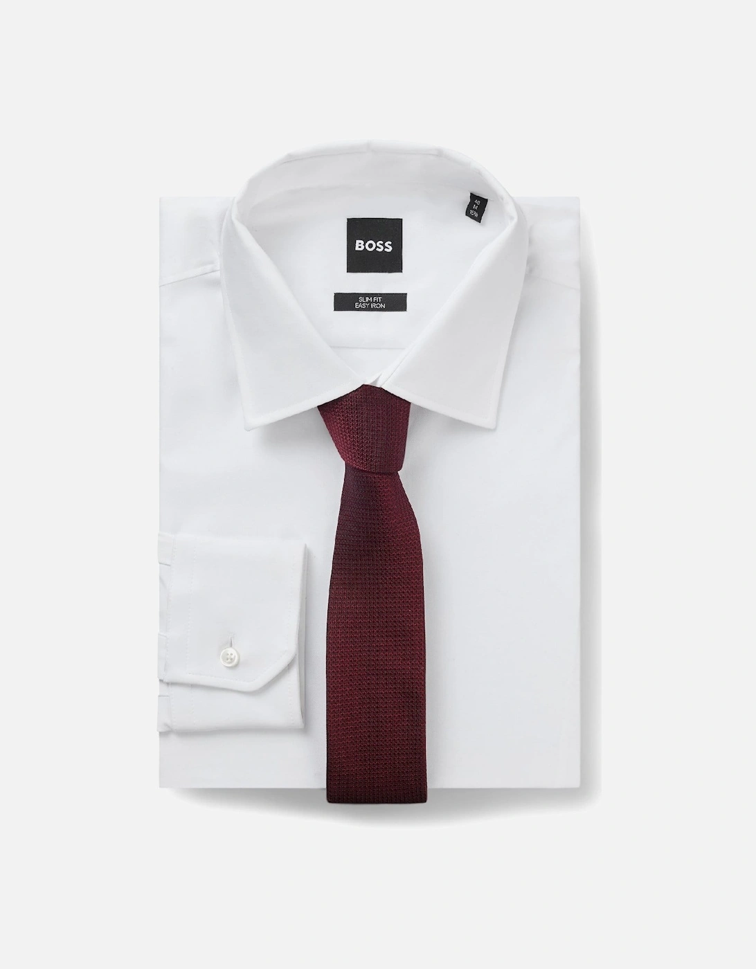 Silk-Jacquard Tie with Micro Pattern