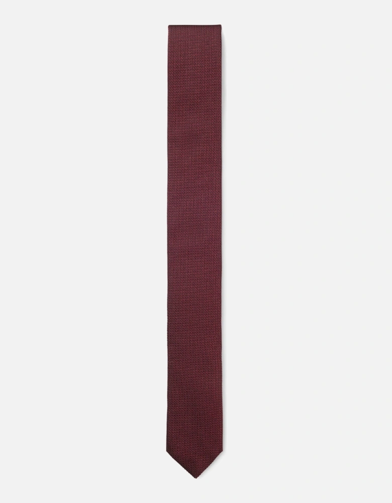 Silk-Jacquard Tie with Micro Pattern