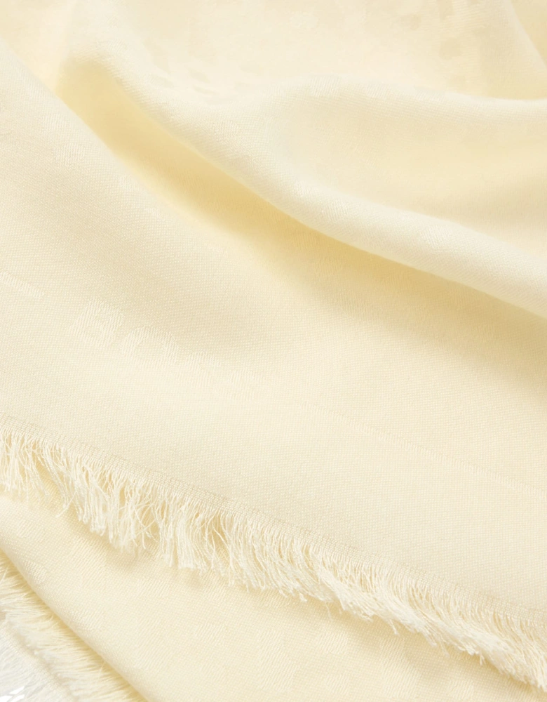 Ledonia Monogram Jacquard Scarf