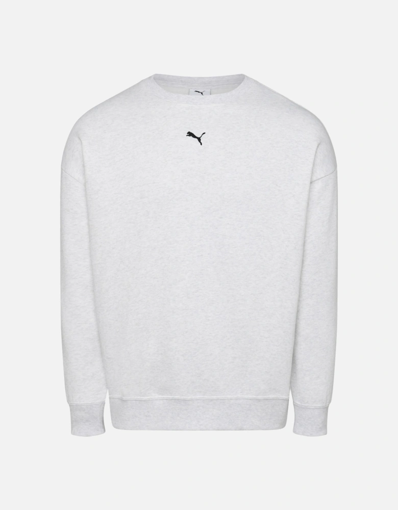 Essential Oversized Logo Crew Sweatshirt