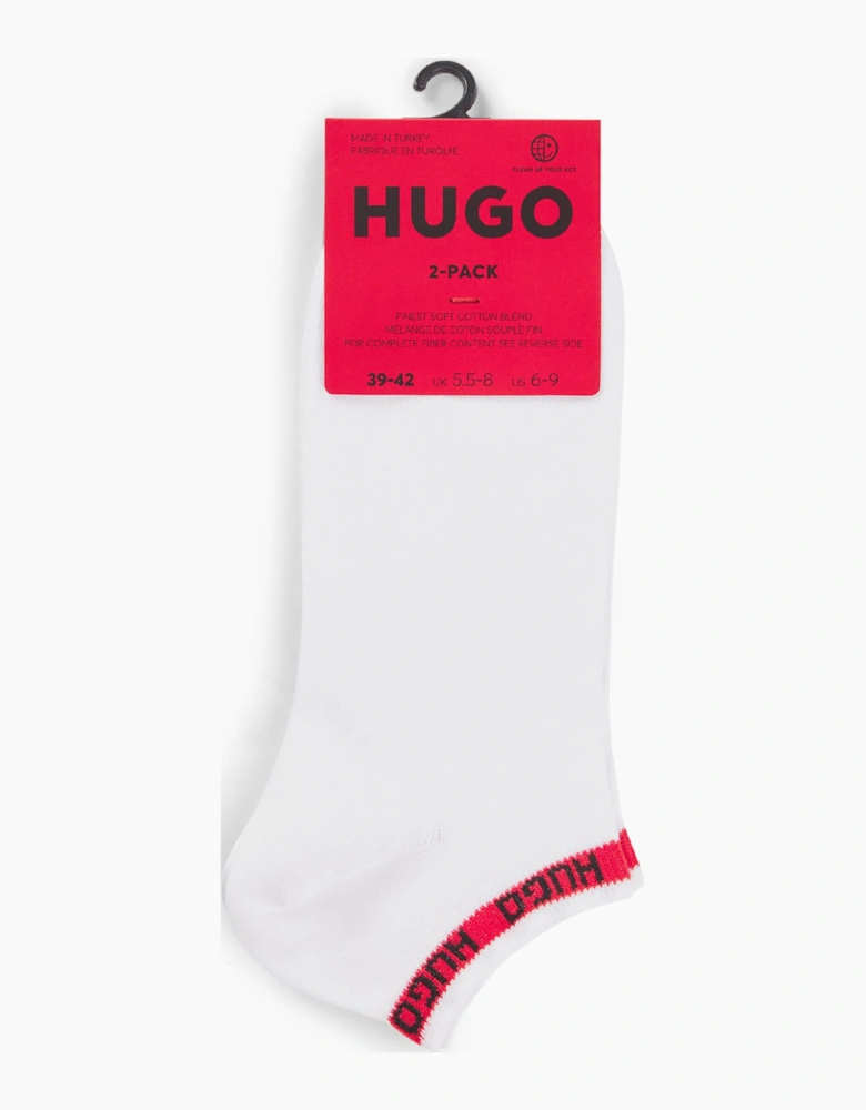 2 Pack of Tape Logo Socks