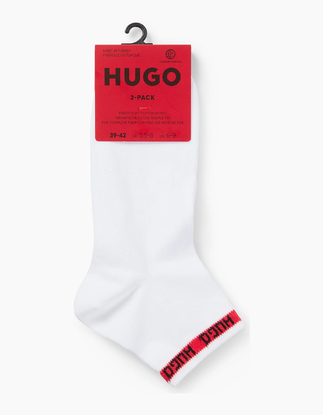 2 Pack of Logo Tape Socks
