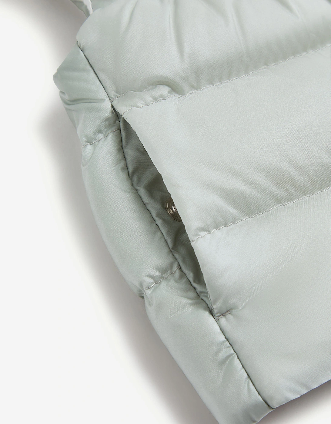 Enfant Baby Girls Down Padded Hiva Gilet in Grey