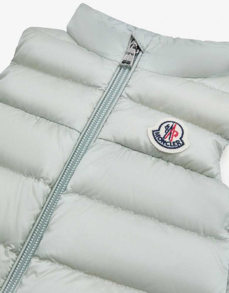 Enfant Baby Girls Down Padded Hiva Gilet in Grey