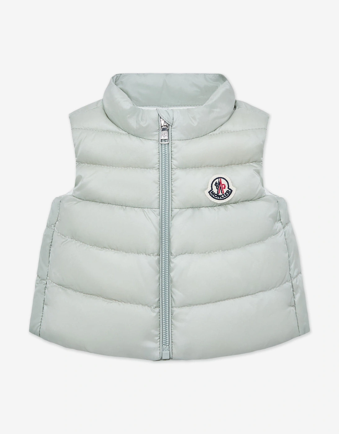 Enfant Baby Girls Down Padded Hiva Gilet in Grey, 5 of 4