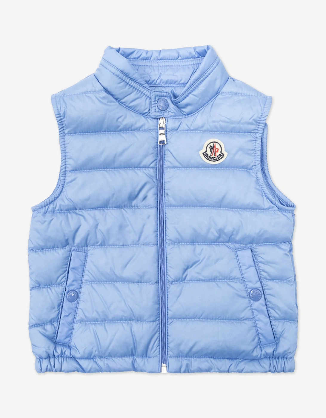 Enfant Baby Boys Down Padded New Amaury Gilet in Blue, 5 of 4