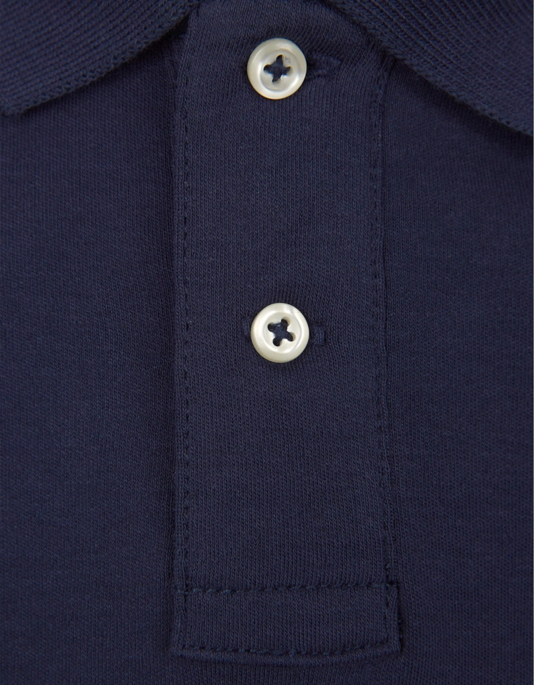 Baby Boys Logo Polo Shirt in Navy