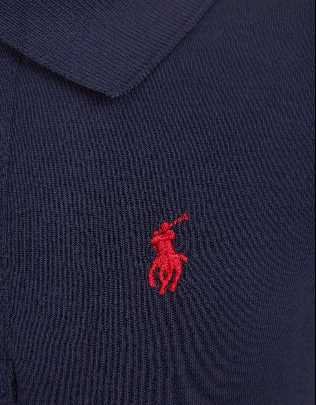 Baby Boys Logo Polo Shirt in Navy