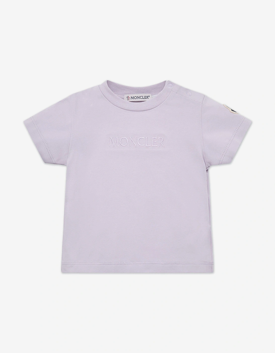 Enfant Baby Girls Logo T-Shirt in Purple, 4 of 3